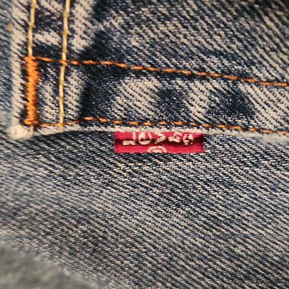 Levi's (505) Regular Fit Men's Jeans Size 34×30 - Picture 4 of 5